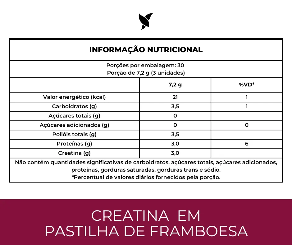 Creatina em Pastilha –  Sabor Framboesa - Image 4