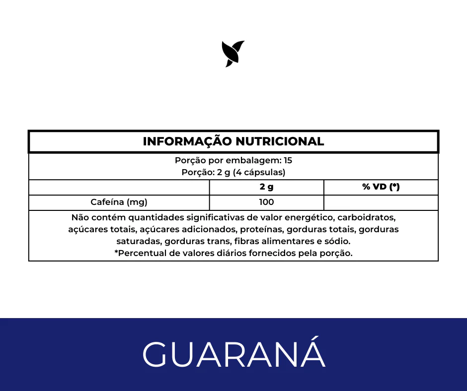 Guaraná (Paullinia Cupana) - 60 Cápsulas - Image 3