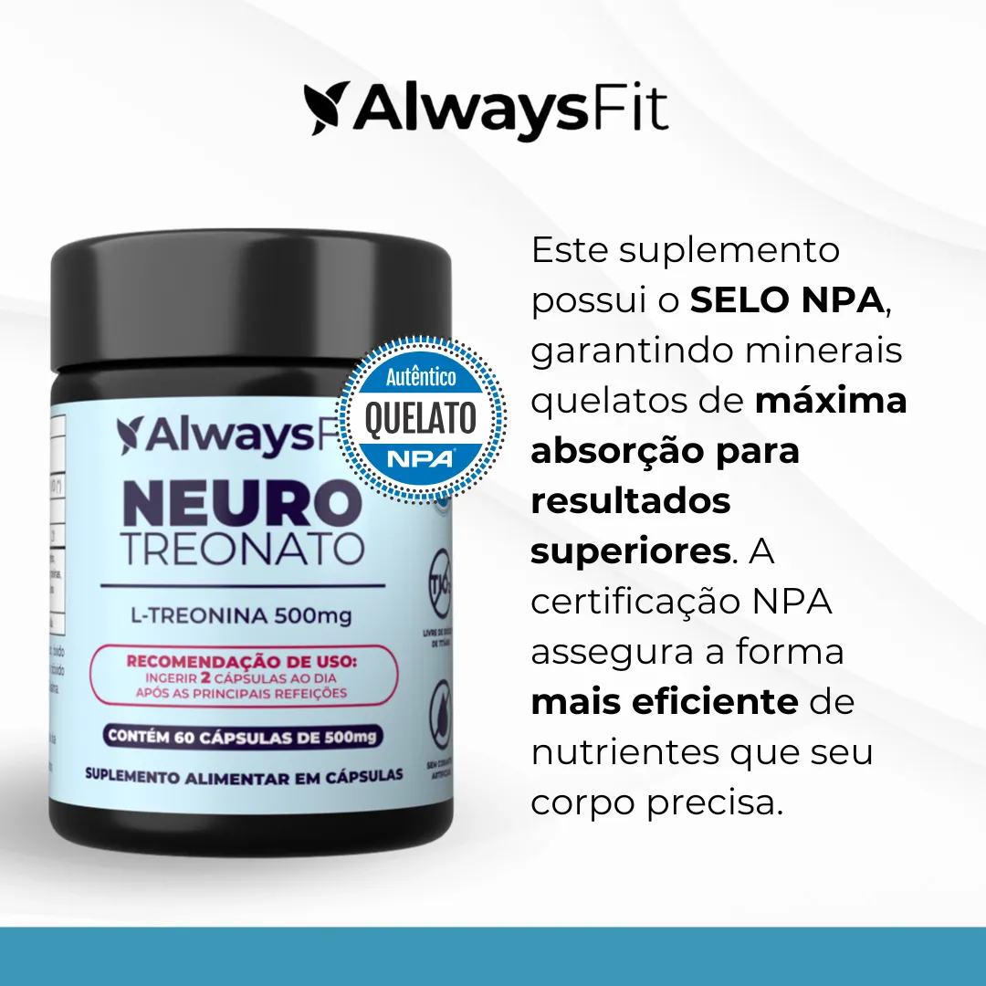 Neuro Treonato - Magnésio 60 Cápsulas - Image 5