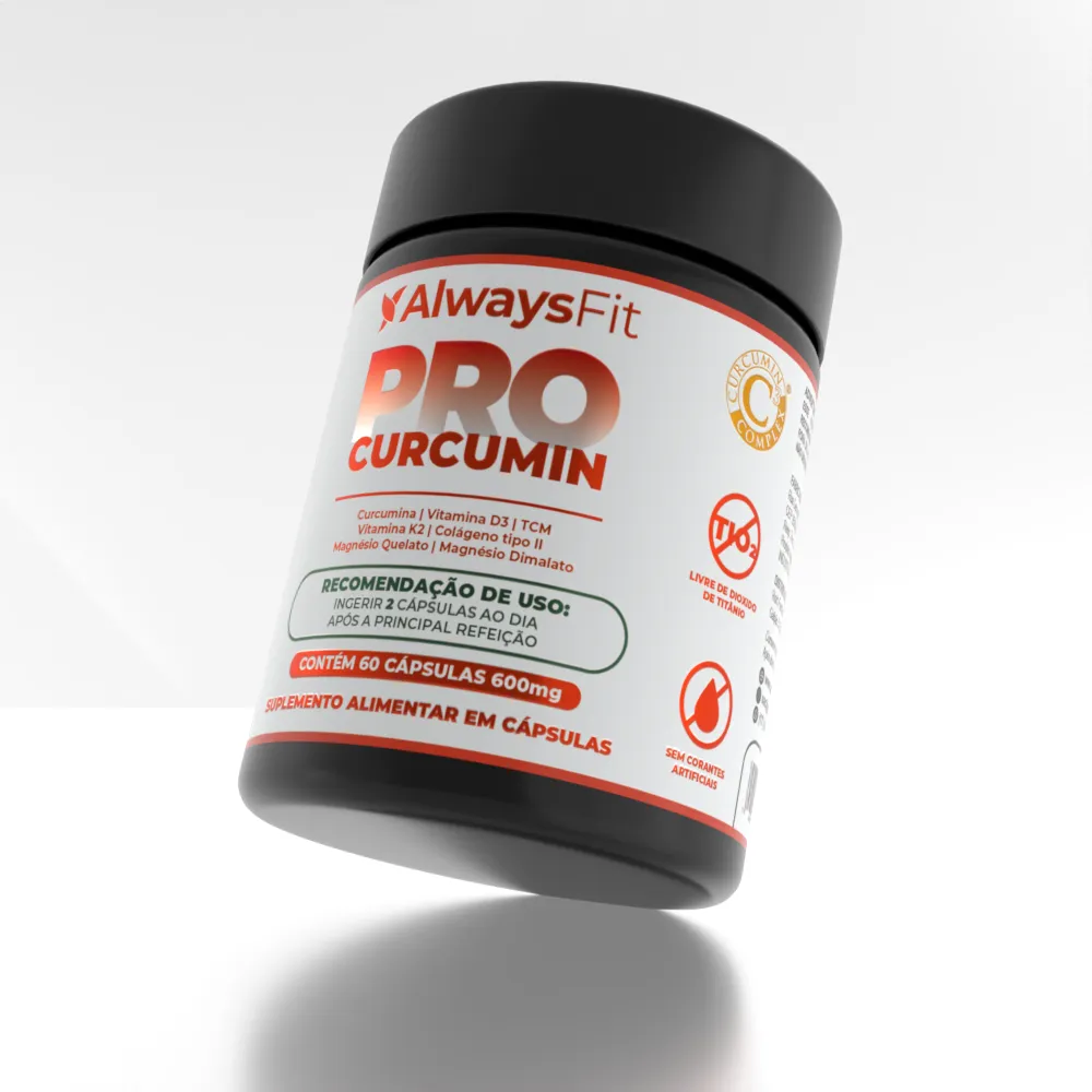 ProCurcumin C3 Complex® - Curcumina (Cúrcuma), Vitamina D3, K2, Magnésio, Colágeno Tipo 2 e TCM - 60 Cápsulas - Image 2