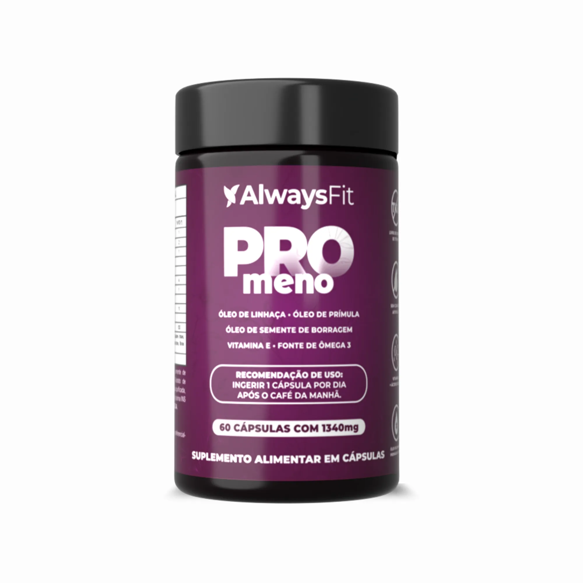 ProMeno – Óleo de Borragem, Prímula, Linhaça e Vitamina E 60 Cápsulas