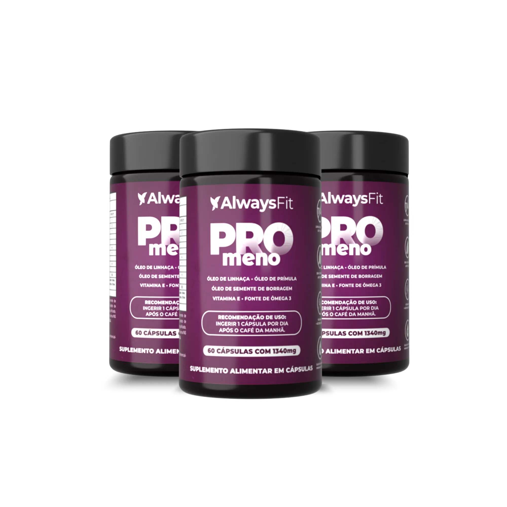 ProMeno – Óleo de Borragem, Prímula, Linhaça e Vitamina E 60 Cápsulas - Image 4