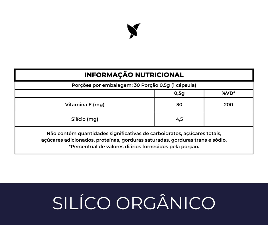 Silício Orgânico (SiliciuMax®) com Vitamina E - 30 Cápsulas - Image 4